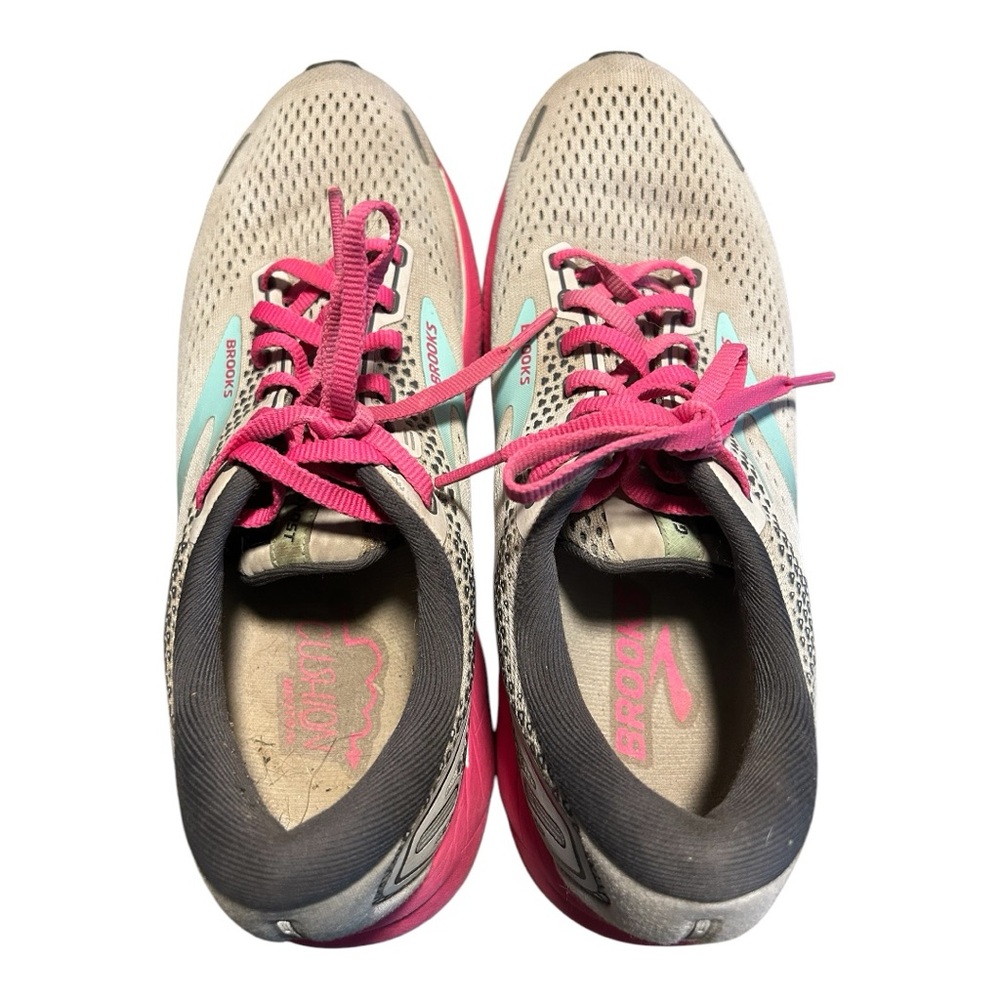 Brooks Women's Running Shoes - Gray and Pink - Picture 4 of 5